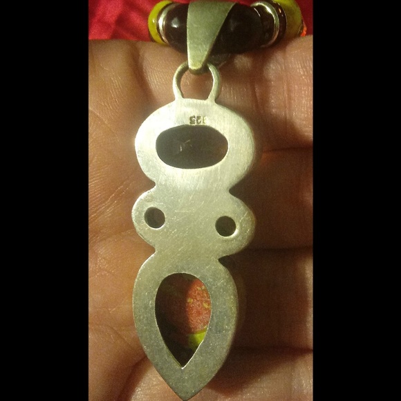 Citrine Topaz Jasper Necklace - Picture 6 of 6